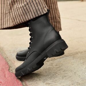 Black Combat Boots
